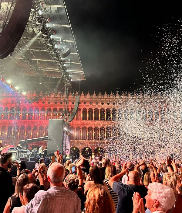 IMA presente al backstage del concerto dei Pooh in Piazza San Marco a Venezia, con tantissimi super ospiti!