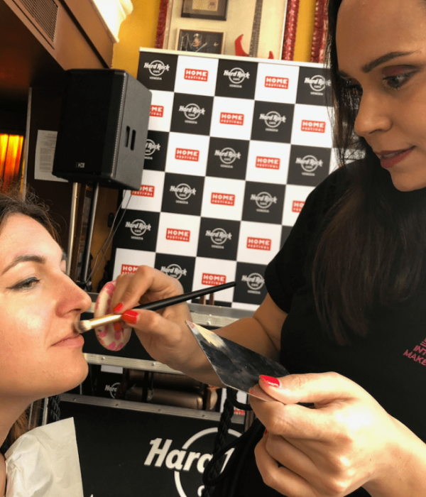 international make-up academy ha partecipato all’evento dell’hard rock cafè di venezia